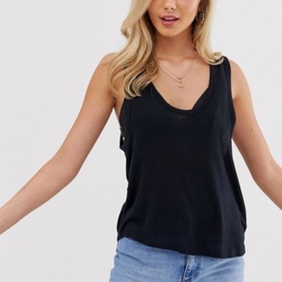 Free People Tops - Free People Take The Plunge Tank Top. S